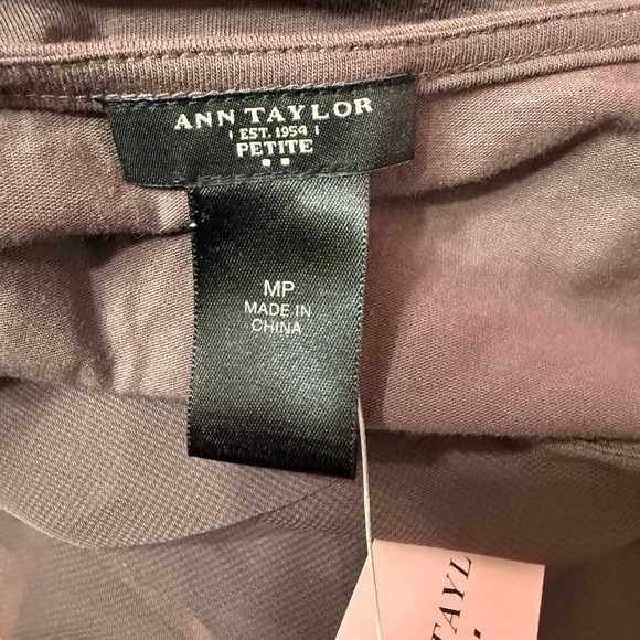 Ann Taylor Chocolate Brown Tank Top size MP - Picture 3 of 4